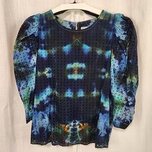 Tie-Dye Long Sleeve Top